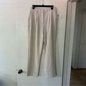 NWT Old Navy Extra high rise Taylor Straight Cream Trousers M